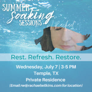 Summer Soaking Session | Temple, TX @ Private Residence