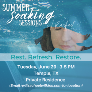 Summer Soaking Session | Temple, TX @ Private Residence